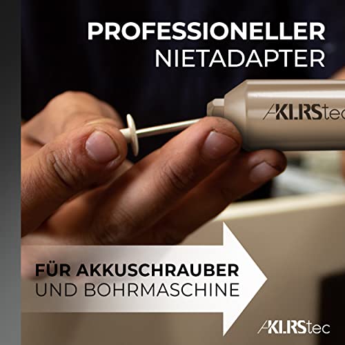 KLRStec® Nietenzangen-Blindnietadapter – Nietaufsatz für Akkuschrauber und Bohrmaschinen