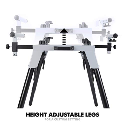 Evolution Power Tools EVOCS2 Universal Adjustable Metal Chop Saw Stand - Thumbnail 5