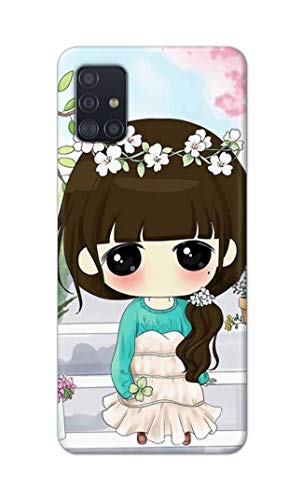 Image of PRINTFIDAA Cartoon Girl Printed Designer Hard Back Case Cover for Samsung Galaxy M31S -(UO) MVN1009