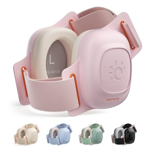 Image of MAMAZING Baby Ear Muffs for 3-48 Months, 25dB Noise Cancelling Headphones | Soft & Adjustable Baby Hearing Protection for Airplane Travel, Party and Fireworks, Newborns to Toddlers, CE & ANSI Certified