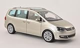  VW Sharan II, silber-beige , 2010, Modellauto, Fertigmodell, Minichamps 1:18