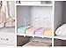 Cq acrylic 8PCS Multifunction Acrylic Shelf Dividers,Closets Shelf and Closet Separator for Wood Closet,Only Need to Slide to Adjust The Appropriate Distance,White