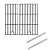 BBQ Future G426-0005-W1 G426-0004-W1 Cooking Grates with Heat Plates Replacement for Charbroil Performance 2 Burner Gas Grills 463630021 463655621 463655021 463660021 463660421 463654022 463630422