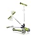 Globber NTGB0000446-106 Trottinette 3 Roues Pliable Mixte Enfant, Vert, Taille Unique