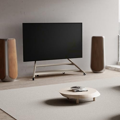 Soporte móvil para TV de 75-100 pulgadas blanco miniatura 7