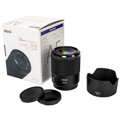 Meike 50mm F1.8 Full Frame AF STM Stepping Motor Lens Standard Aperture Auto Focus Fixed Prime Portrait Lenses for Nikon Z Mount Mirrorless Cameras Z5, Z6, Z7, Z6II, Z6III, Z7II, Z9, Z30, Z50, Z fc