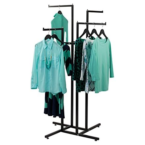 SSWBasics 4 Way Clothing Display Rack Cover