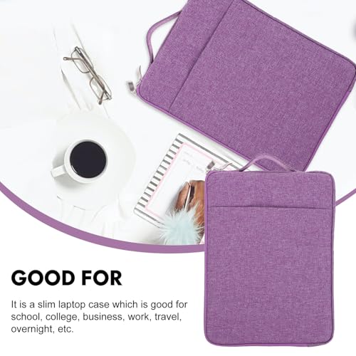 Funda para Portátil de 11 Pulgadas Morada OUNONA Resistente de Transporte 6