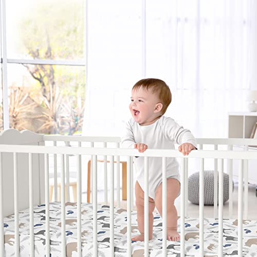Image of Sweet Jojo Designs Fitted Crib Sheet for Woodland Animals Baby /Toddler Bedding Set Collection - Animal Print