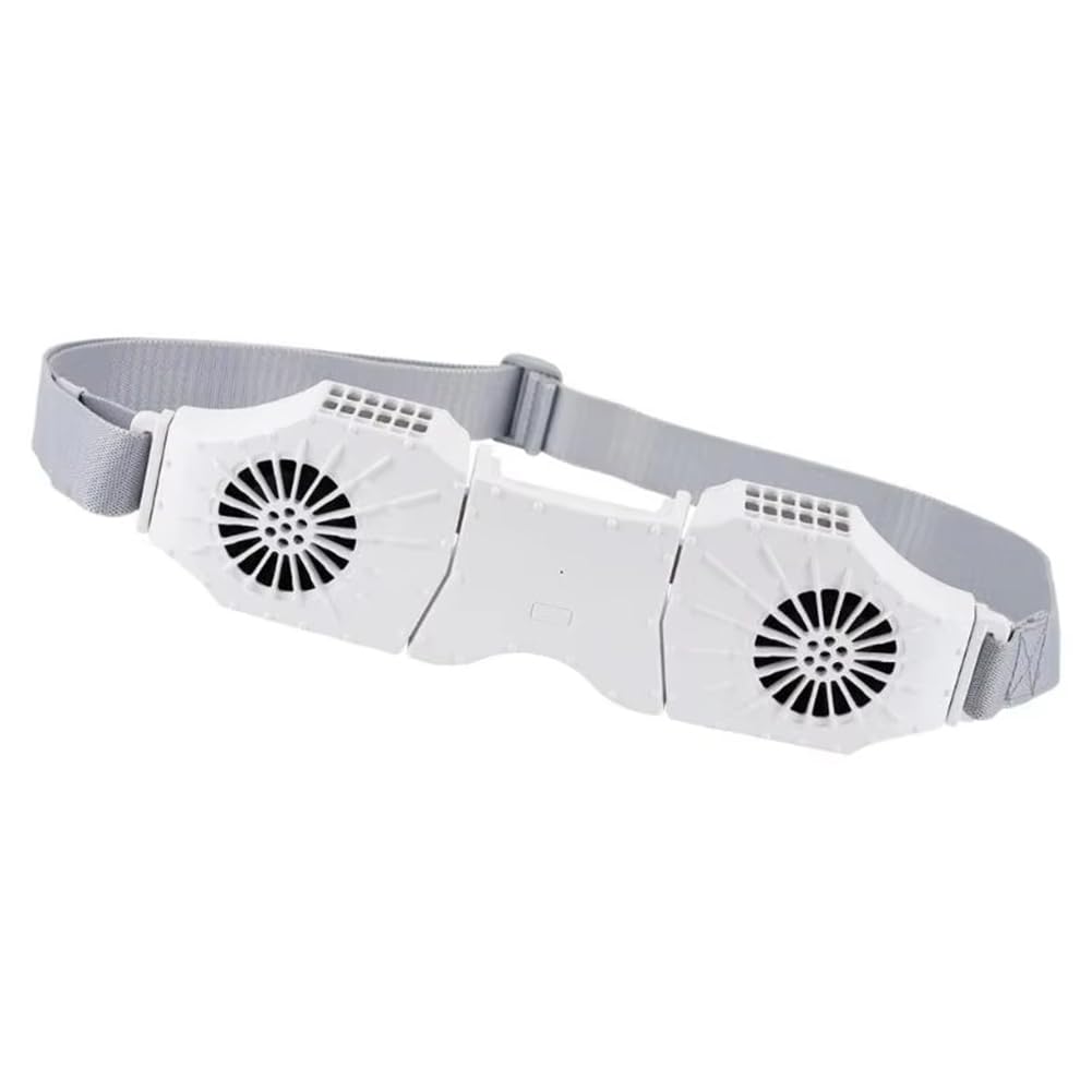Ventilateur de ceinture clipable rechargeable nomade pour circulation d'air outdoor