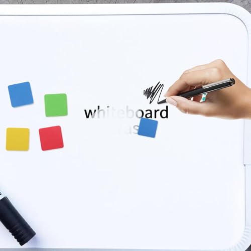 Image of Magnetic Duster for White Board, 4PCS Colorful Whiteboard Erasers, Black Boards Cleaner, 2cm x 2cm Small White Board Cleaner for Office, Classroom, Conference Room