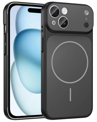 Image of SHINESTAR Converter Case for iPhone 15 | Premium Protective Mag-Safe Cover | iPhone 17 Pro / 17 Pro Max Series Style Design | in-Built Camera Guard | Wireless Charging Compatible - Black