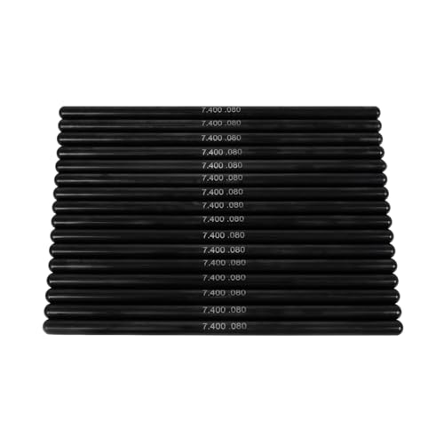 7.400 Chromoly LS Pushrod Set - 5/16 Diameter .080 Wall - Fits LS1 LS2 LS3 LS6 LS7 LS9 LSX Engines 1999-2013 Silverado Sierra 4.8L 5.3L 6.0L 6.2L Pack of 16
