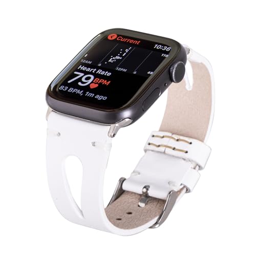 Image of Leather Bands Compatible with Apple Watch Band 40 mm 38 mm 41 mm 42 mm 44 mm 45 mm 46 mm 49 mm Band For Women Straps For Men Handmade Crazy Horse Full Grain Genuine Leather Strap for iWatch Series 11 10 9 8 7 6 SE 3 2 1 Ultra 3 2 1