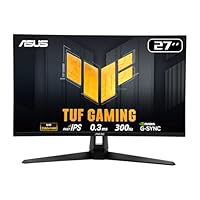 ASUS TUF VG27AQM5A Gaming Monitor – 27-inch, QHD(2560x1440), 300Hz, Fast IPS, ELMB Sync, 0.3ms (GTG), Stereo Speaker, 95% DCI-P3, DisplayWidget Center