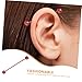 LIFKOME 2pcs Long Industrial Barbell Earrings for Cartilage Stainless Steel Electroplated Colorful Piercing Jewelry for Women Comfortable Secure Fit Fashion Accessory