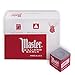 Master Chalk Billiard Pool Cue Premium Quality - 1 Dozen - Made in The USA + 2 pcs of Quality Billiard Pool Table Spots (Gray)