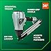 Metabo HPT Strap-Tite Fastening System Strip Nailer, Pro-preferred Pneumatic Power Nailers, Metal Connector Tool for Fastening Metal Connectors to Wood, 36° Magazine, 1-1/2″ Connector Nails, NR38AK
