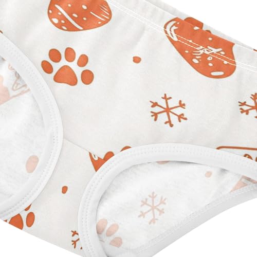 Girls' Organic Cotton Panties Briefs Underwear for Toddler Christmas Stockings4