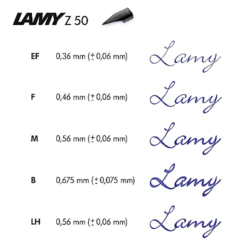 Image of Lamy Z 50 Medium Nib Set - Black
