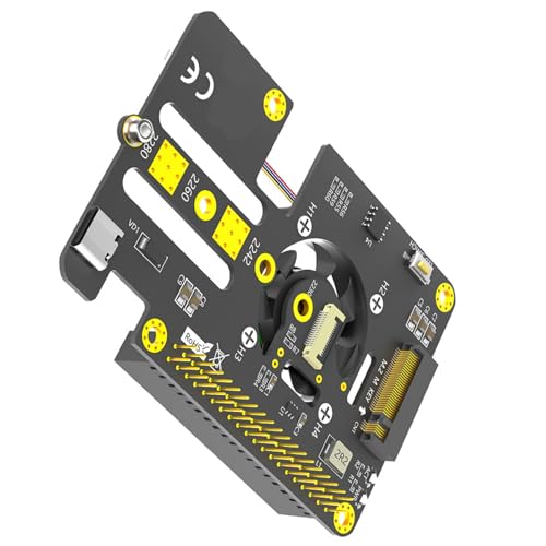Adaptateur NVME vers PCIE avec ventilateur de refroidissement et carte d'extension LED