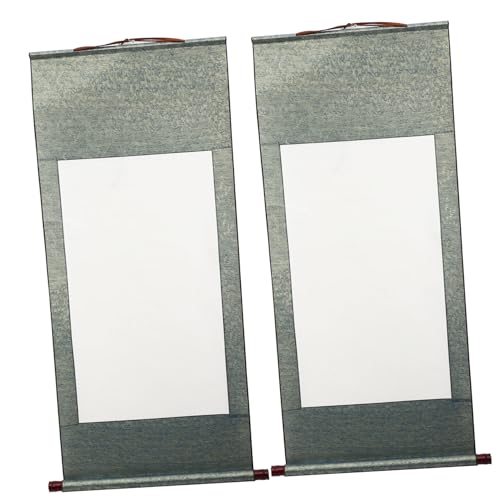 MUELODSIC 2Pcs Portable Blank for Chinese Calligraphy Practice Multi Functional Hanging Art Paper for Home Office Wall Decor