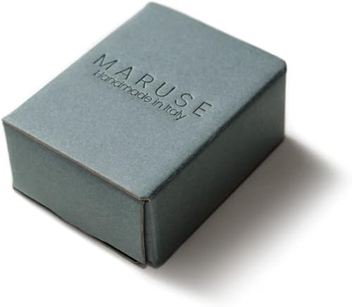 Miniatura 9 de Maruse Monedero delgado hecho a mano de cuero italiano para mujeres y hombres, bolsa pequeña negra con cierre magnético, bolso de cambio perfecto y