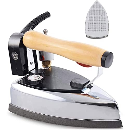 HLGKBY Fer à Repasser Électrique, Fer à Vapeur Vertical, 6 Modes de Contrôle de la Température Presse à Vapeur, avec Réservoir d'eau 3L pour Magasins de Vêtements, Familles, Nettoyage à Sec, 1200W