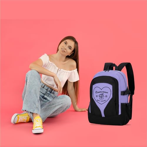 Image of Tinytot 30 Litre Japanese Korean Style School Bag Water-Resistant Laptop & Travel Backpack - Unisex Large 18 Inches Multipurpose Student Backpack for Boys & Girls, Men & Women