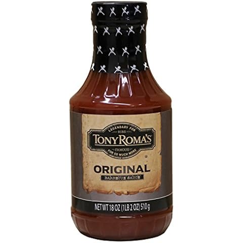 Tony Roma's Original Barbeque Sauce, 18 Ounce (Pack of 6) Cover