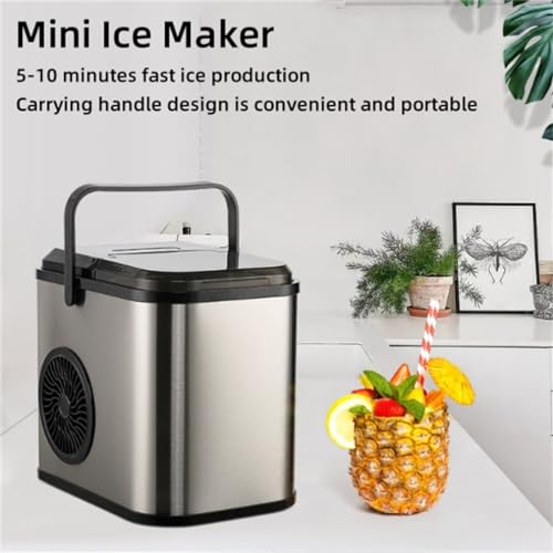 Máquina de hielo portátil con mango 26 lb/24H miniatura 4