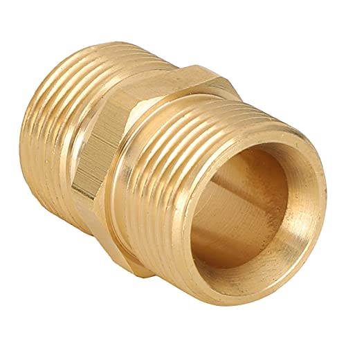 Gsycle Pressure Washer Couplers, Pressure Washer Hose Coupler M22 Metric Male Pressure Washer Adapter 14mm Pressure Washer to Hose Connector