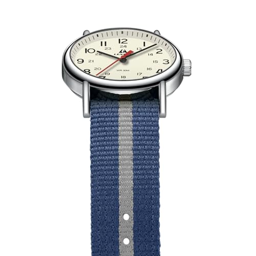 Image of LN LENQIN Mens Watches Unisex Military Sport Nylon Strap Stylish Luminous Fashion Analog Quartz Watch for Men Waterproof Army Tactical Casual Wristwatch