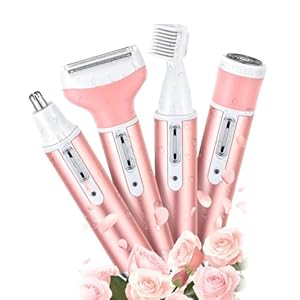 Wet & Dry Electric Razor for Women Men Body Razors and Facial Hair Remover Electric Shaver and Facial Hair Remover Painless Ladies Body Razors for Nose Face Body Leg Bikini Arm Hair