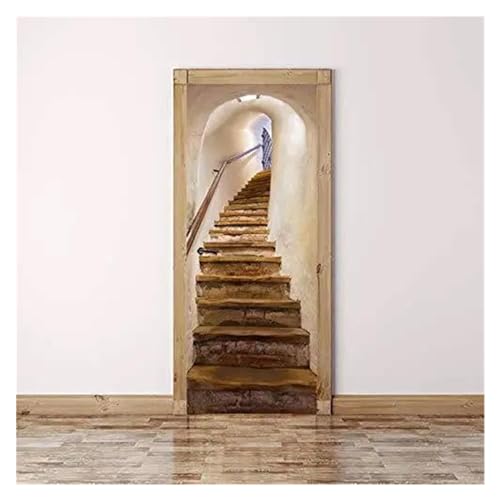 Sparadrap de décoration de maison pour masquer les imperfections de porte usée - 4