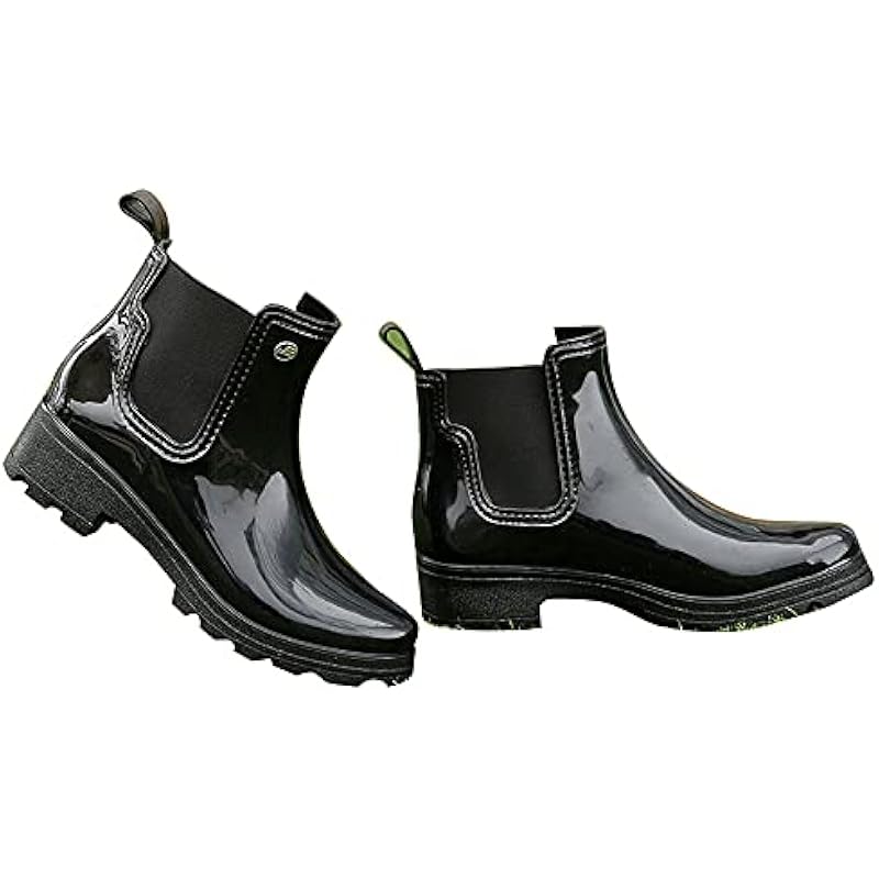 人気商品 Agp レディース レインブーツ ファッション レインシューズ ショート ブーツ サイドゴア 雨靴 防水 滑り止め 着脱簡単 梅雨対策 快適 軽量 アウトドア 通勤 ブラック 38 Easternhillshotel Rw