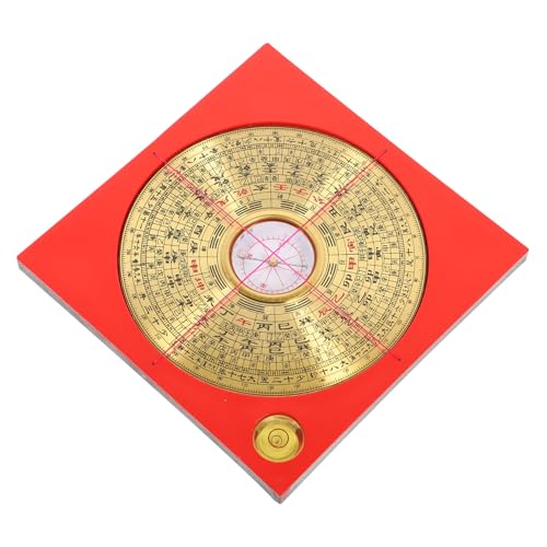 Boussole Bagua chinoise décoration rétro et orientation plein air portable