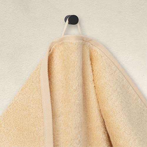 Möve Loft Uni mit Chenillebiesen Seiftuch 30 x 30 cm aus 100% Baumwolle (Spinair), Beige