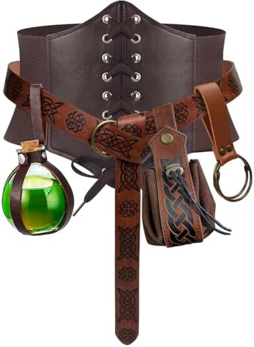 SUMGOGO 5PCS Corset Renaissance Belt Medieval Renaissance Belt Po...