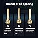 3C 5C 7C Trumpet Mouthpiece Instrument Mouthpieces, Gold-plated Trumpet Mouthpiece Replacement - For Beginners & Professionals, Trumpet Instrument Accessories