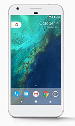 Google Pixel XL (128GB, 4GB RAM) 5.5" AMOLED HD Display, Global 4G LTE, US Factory Unlocked Model (GSM, Verizon, Sprint) - Very Silver