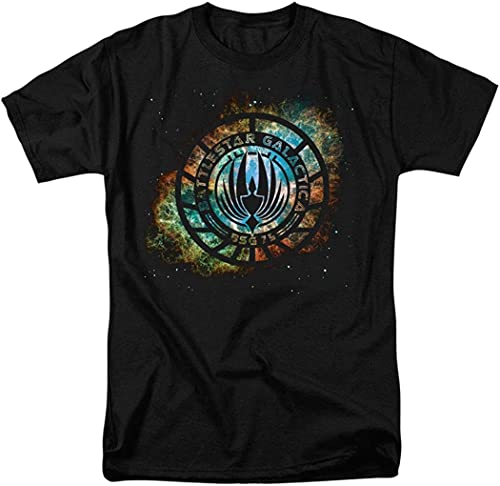Battlestar Galactica Logo Knock Out T Shirt & Stickers Hemden(XX-Large) für 23,92 EUR bei Amazon Bild: Battlestar Galactica Logo Knock Out T Shirt & Stickers Hemden(XX-Large) für 23,92 EUR bei Amazon