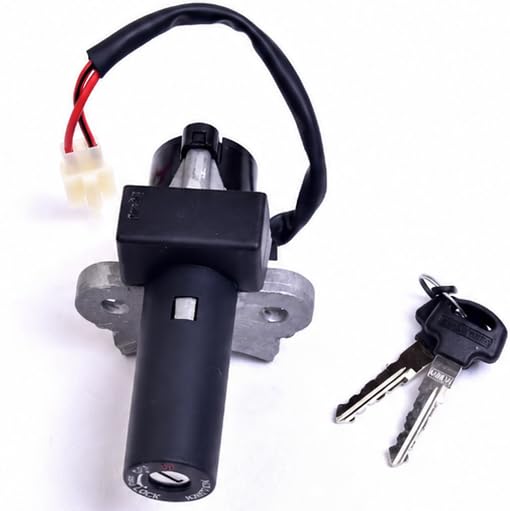 Motorcycle Ignition Key Switch Lock with 2 Keys, Ct100 | For Bikes & Scooters, Wired Connector, Lock & On Positions, Durable Metal Body, Easy Installation-picture-10