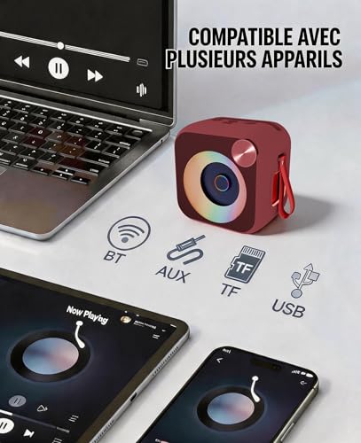 Enceinte Bluetooth portable 15W avec support téléphone et autonomie 24H - 3