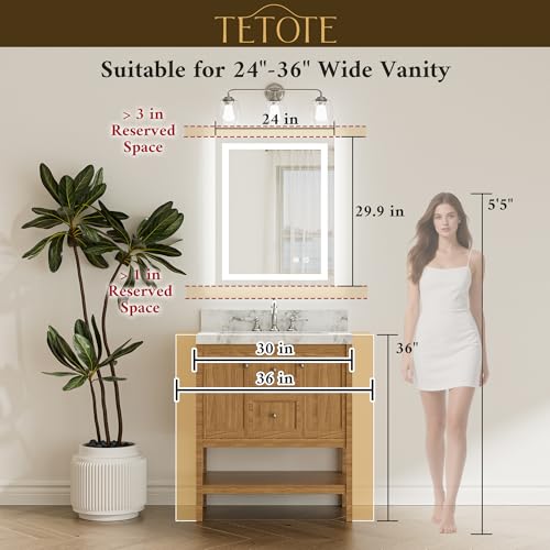 Miroir de salle de bain éclairé pour une routine matinale parfaite sans buée - 6