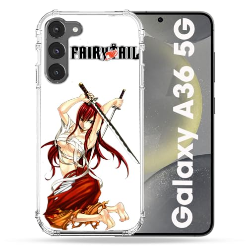 Coque renforcée Samsung Galaxy A36 5G Fairy Tail antichoc Erza