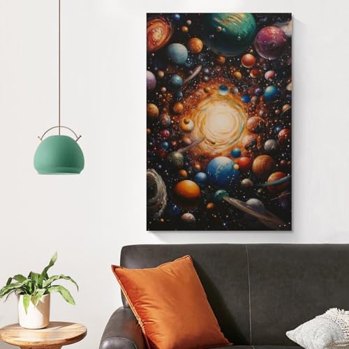 Cosmic Galaxy Murale grand format 50x75 poster de décoration murale moderne