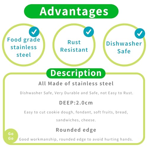 Foto von UKoosien Ausstechformen-Set mit Waldtieren, 10 Stück: Eichhörnchen, Pilz, Vogel, Kaninchen, Igel, Baum, Hirsch, Fuchs, Eule