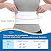 Pauline Broken Rib Brace for Women - Compression Chest Binder for Cracked Ribs Support & Chest Pain Relief - Rib Belt for Bruised Rib Cage (White, Fits 30”-45”)
