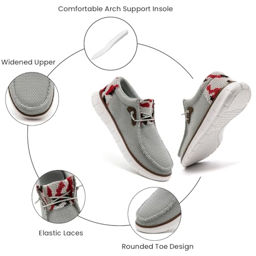 Image of EGMPDA Mens Slip on Loafers Boat Shoes Non Slip Walking Sports Shoes Driving Shoes Casual Office Shoes Gym Lightweight Comfortable Shoes